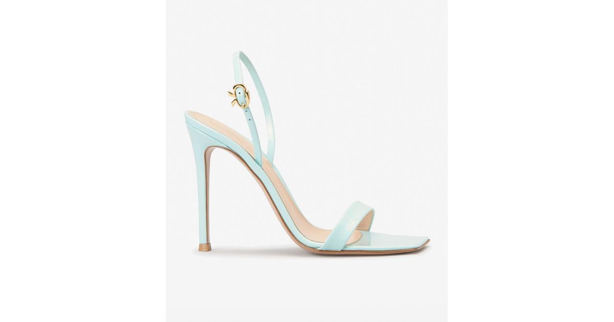 gianvito rossi vernice ribbon patent leather sandals