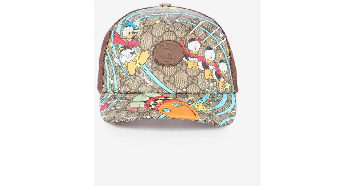 Gucci Disney X Donald Duck Baseball Hat in Natural for Men Lyst