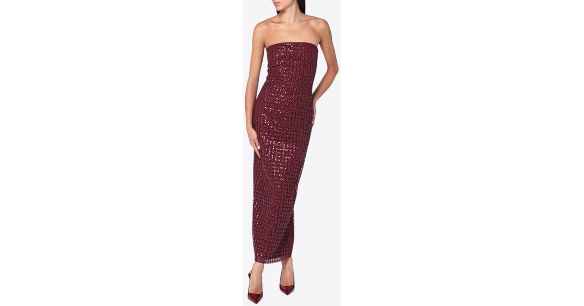 long off the shoulder maxi dress Women's Maxi Dress Knit Off-shoulder Sweater Polyester by Naked Wardrobe, Taupe / S