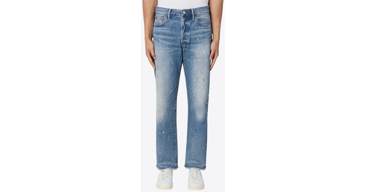 Polo Ralph Lauren Heritage Straight-Leg Jeans in Blue for Men | Lyst