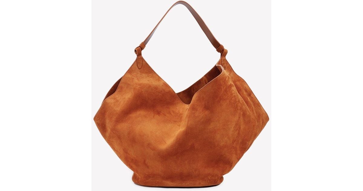 khaite lotus tote