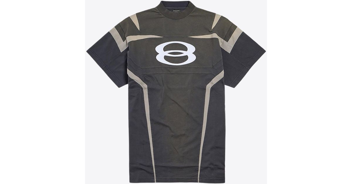 Balenciaga Unity Sports Icon Biker T-Shirt in Black for Men