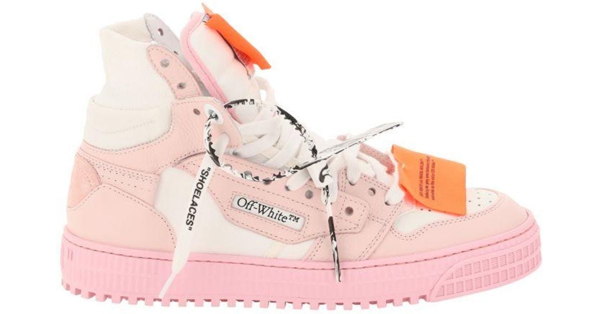 Off white pink sneakers sale