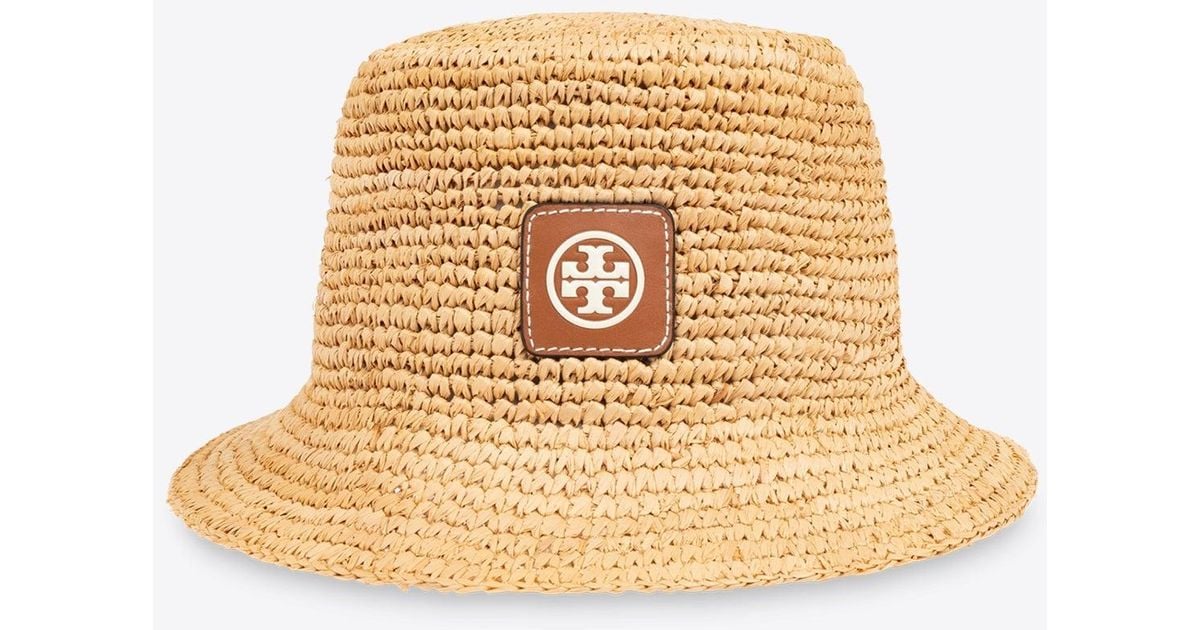 Tory Burch Straw Hat, in Natural Lyst