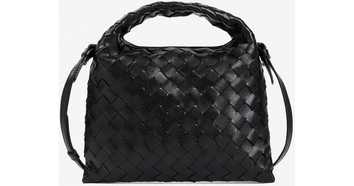 Bottega Veneta Women's Mini Hop Leather Crossbody Bag White main image 1