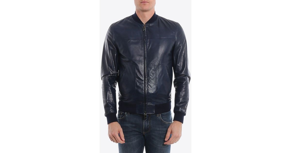 Dolce & Gabbana Men Black Hooded Full Zip Bomber Jacket main image 0