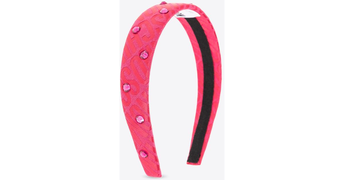 Moschino pink discount headband