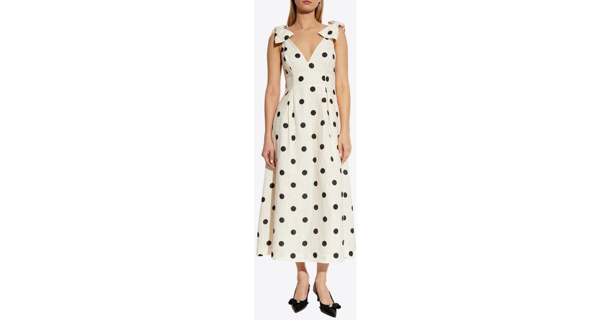 ZIMMERMANN ジマーマン ワンピース Crush polka-dot 998527 Zimmermann Crush Polka Dot Ruffle Minidress | Saks Fifth Avenue