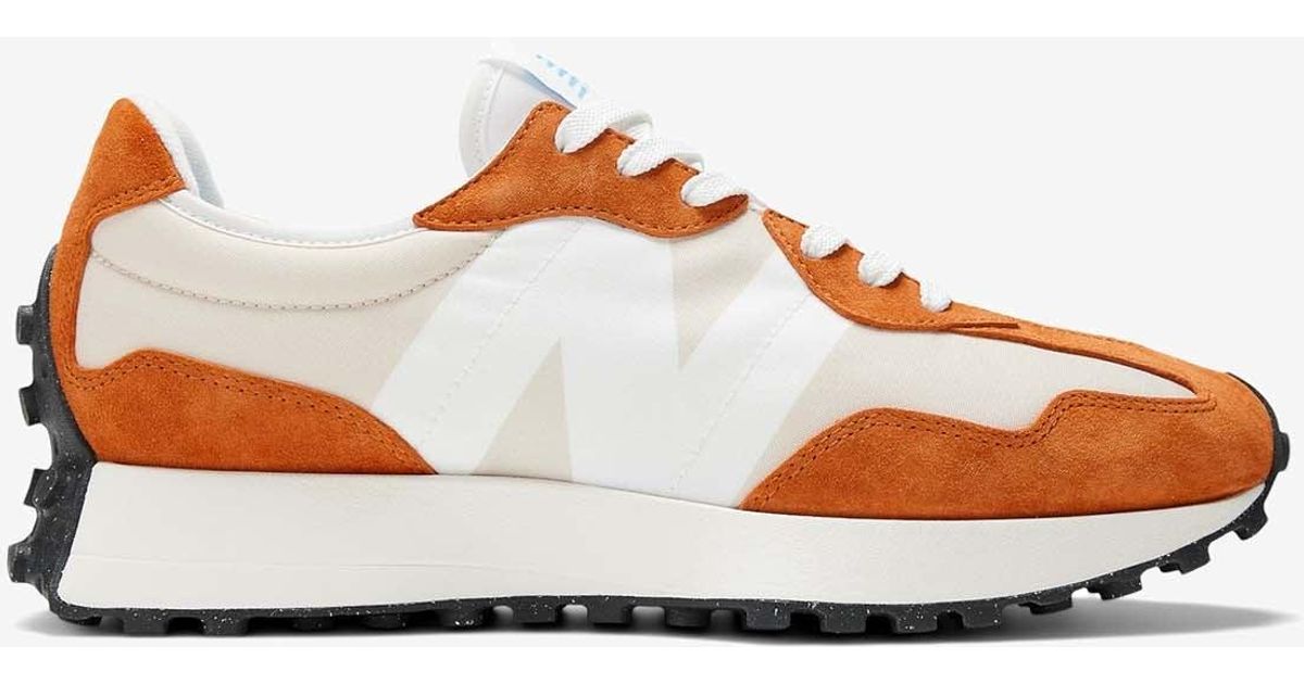 New Balance 327 Low-top Sneakers In Rust Oxide Orange | Lyst
