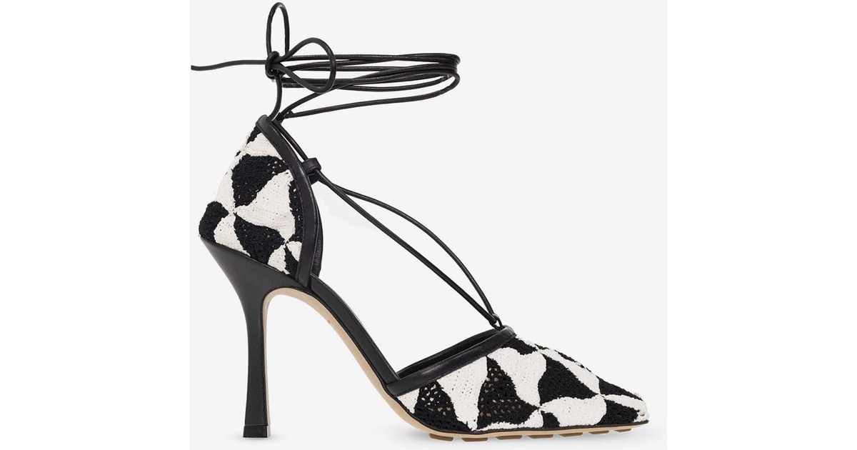 Bottega Stretch 10 Knitted Pumps in White Lyst