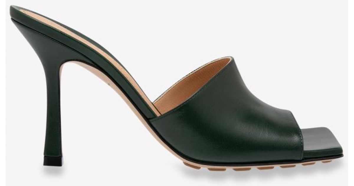 bottega leather mules