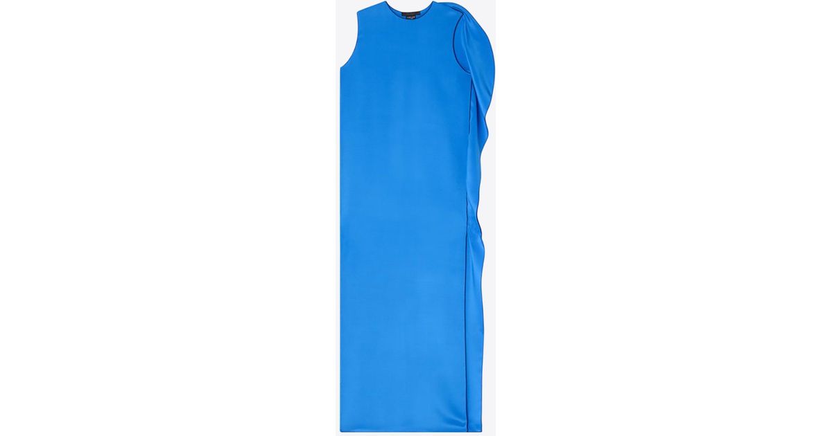 MAX MARA Odessa silk long dress マックスマラ オデッサ Elegante Odessa silk maxi dress in blue - Max Mara | Mytheresa