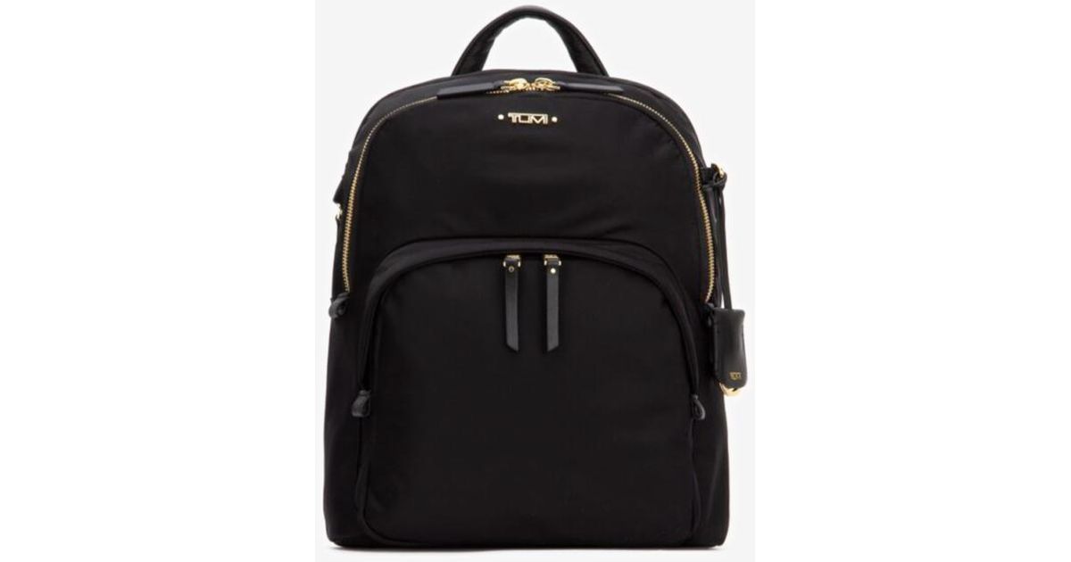 Tumi Leather Voyageur Dori Backpack in Black for Men - Lyst