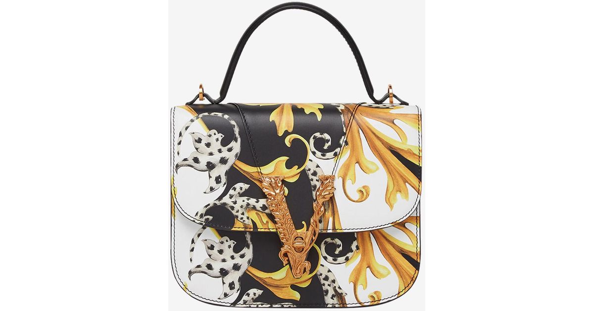 versace top handle bag