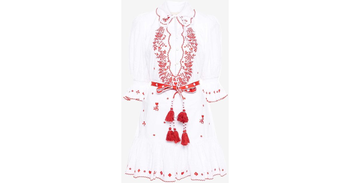 alemais hearts embroidered mini dress Alemais Rosemary Embroidered Mini Dress WAS $690 – Belinda's Store Yamba