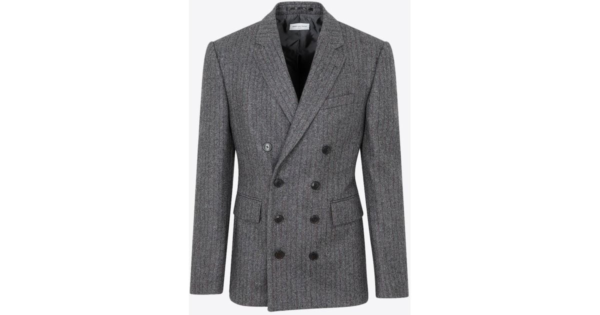 Dries van noten hotsell double breasted blazer