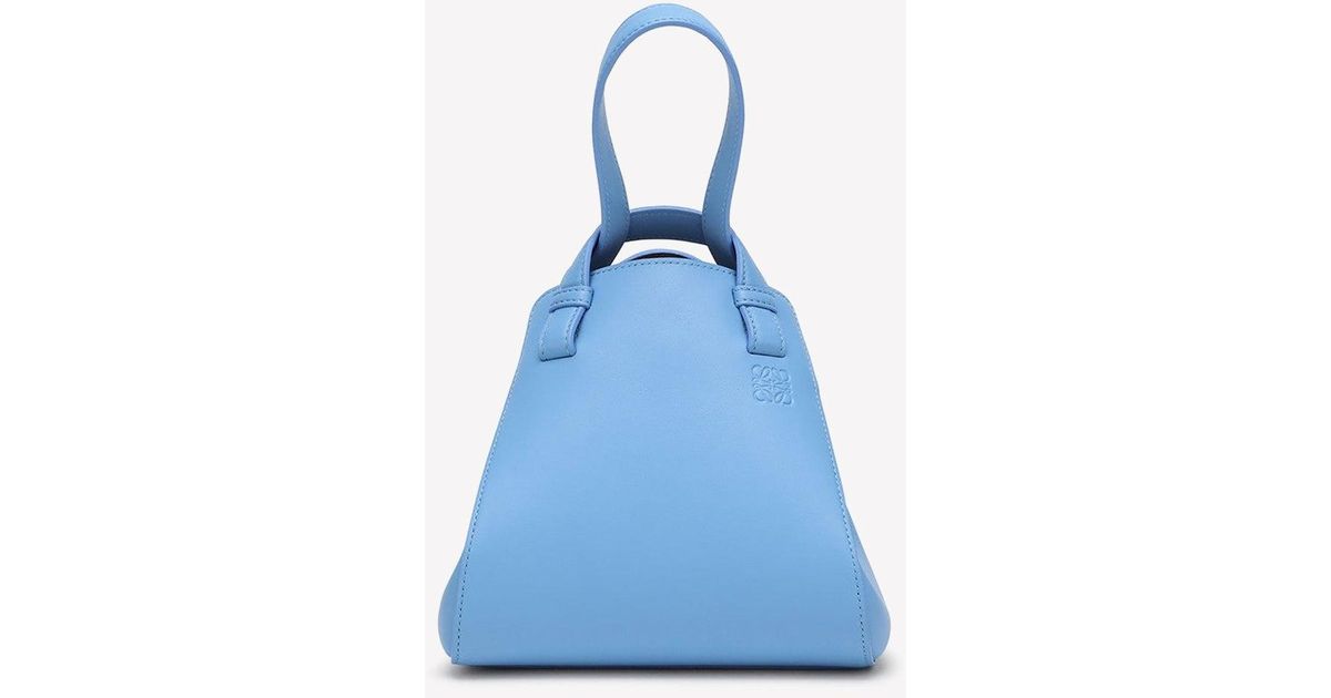 Loewe Hammock Nugget Leather Handbag in Blue Lyst