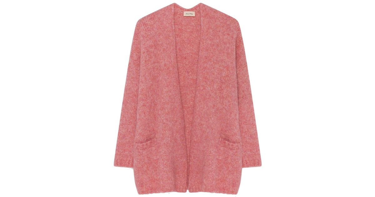 American Vintage Cotton Zapitown Cardigan in Pink - Lyst