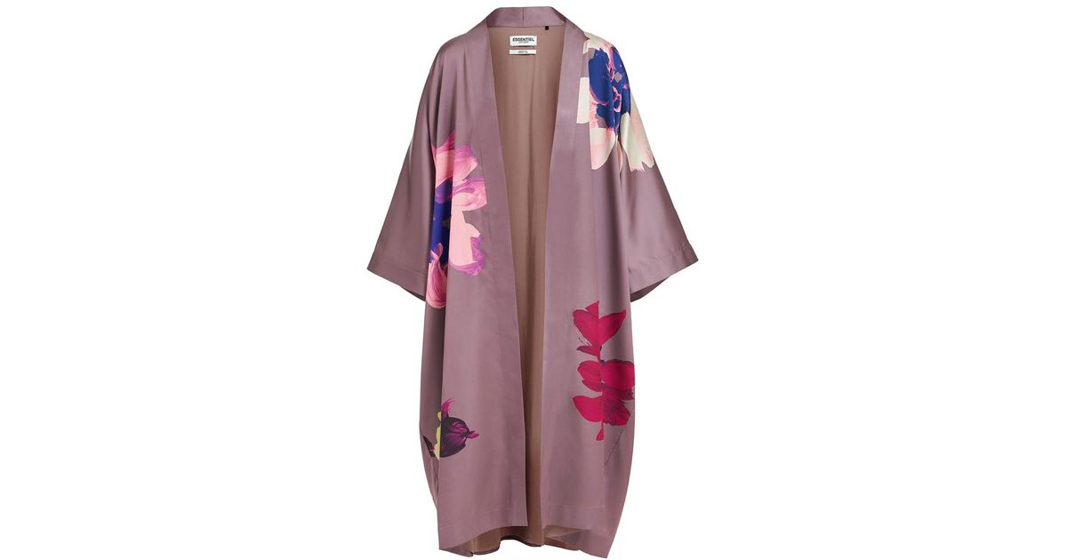Essentiel Antwerp Emono Kimono in Purple | Lyst