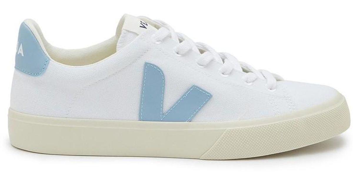 Veja Campo Canvas Trainers in Blue Lyst
