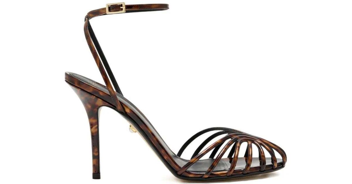 ALEVI Blake 95Mm Heeled Sandals in White | Lyst UK