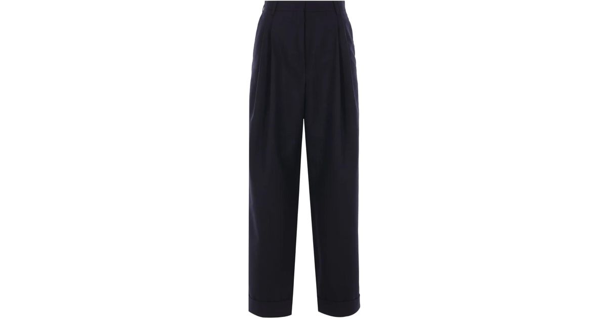 Dries Van Noten Partan Trousers in Blue | Lyst UK