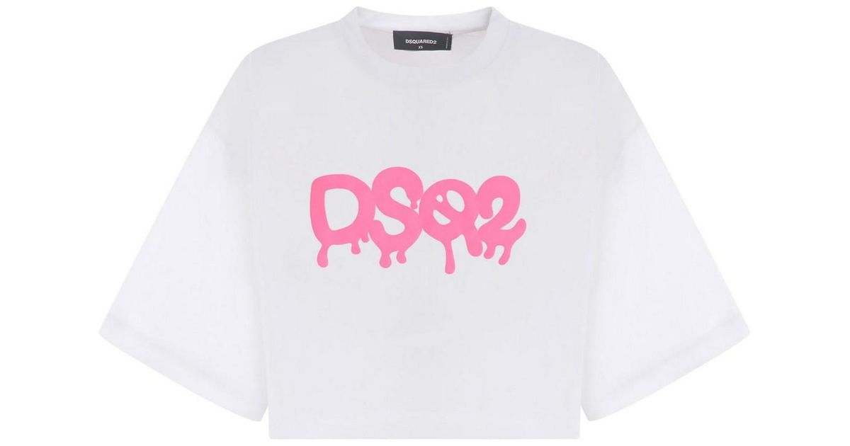 Dsquared pink hot sale t shirt