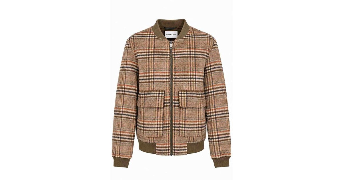 Amaranto Bomber in Brown for Men | Lyst UK