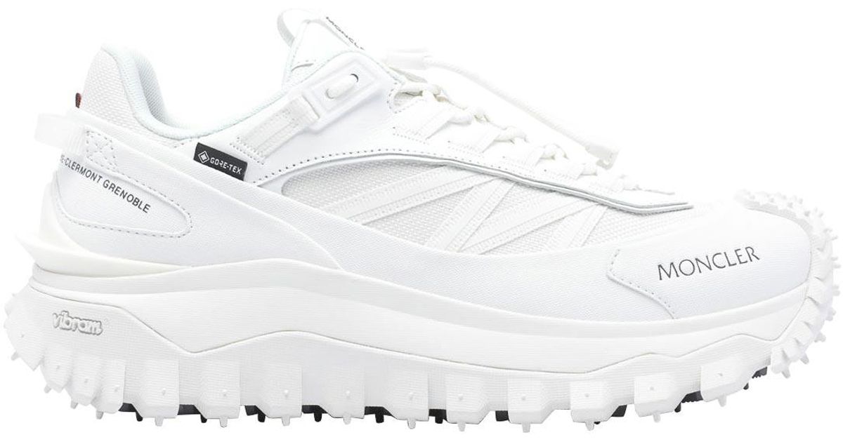 MONCLER GRENOBLE WHITE TRAILGRIP SNEAKERS Moncler Trailgrip