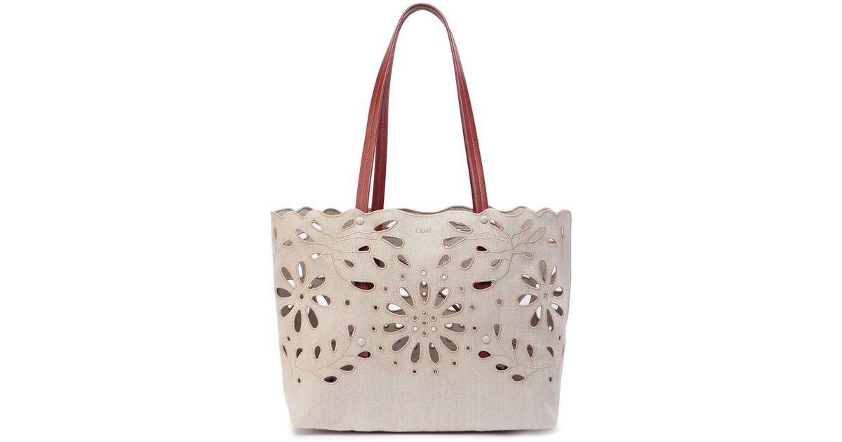 Chlo Natural Kamilla Tote