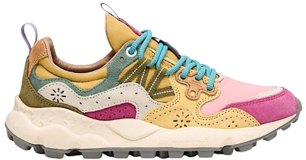 FLOWER MOUNTAIN Lage Sneakers Dames Yamano 3 Uni Maat: 39 Materiaal: Suède