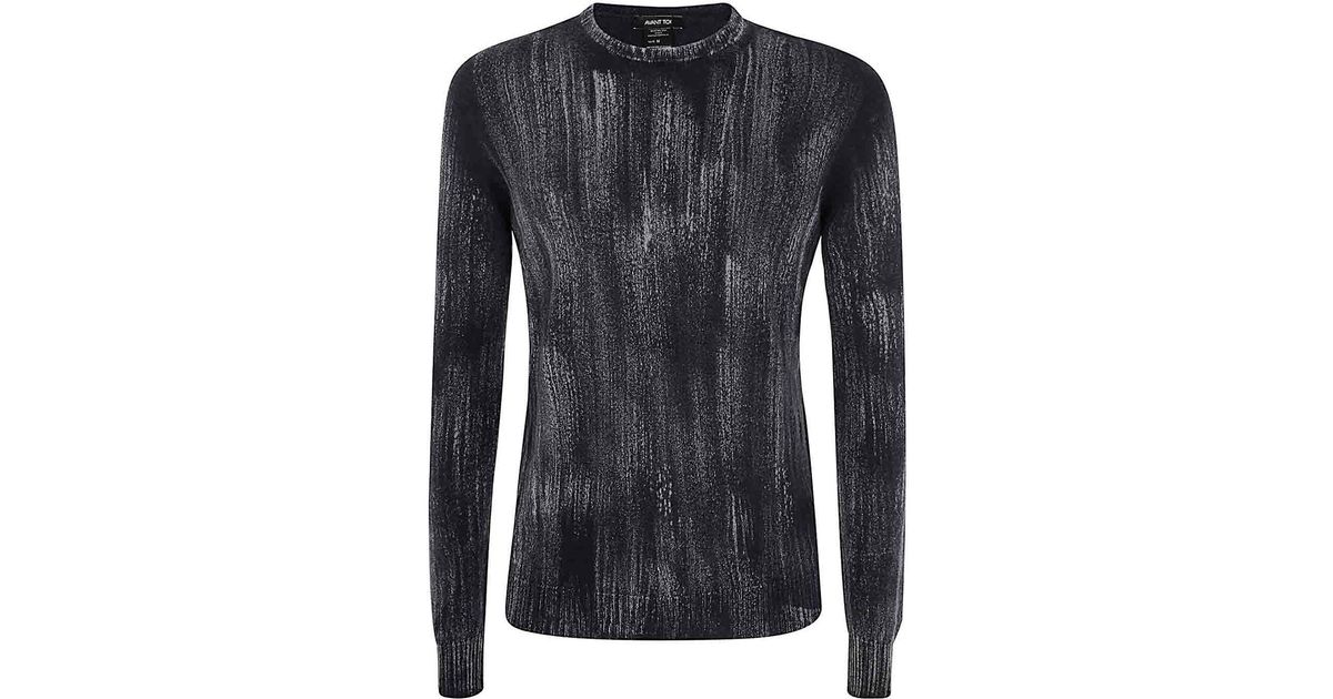 Tシャツ・カットソー AVANT TOI TONAL EFFECT ROUND NECK REVERSIBLE PULLOVER Avant Toi Tonal Effect Round Neck Reversible Pullover