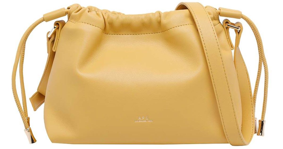 A.P.C. Butter Sac Ninon Crossbody Bag in Metallic | Lyst