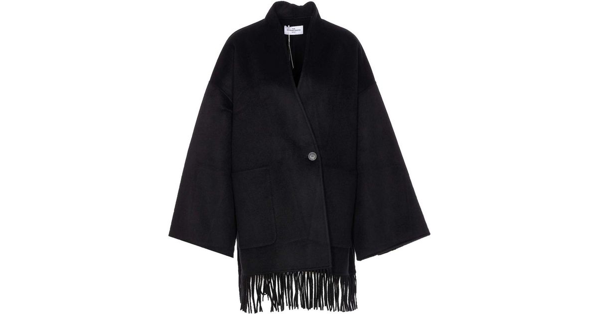 The Dynamis Studio Lyon Coat In Blue Lyst Uk