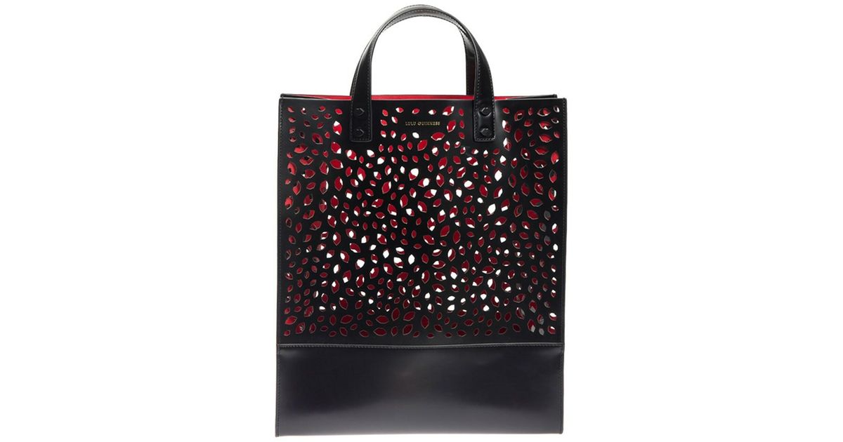 Lulu Guinness Thora Large Bag in Black Lyst UK