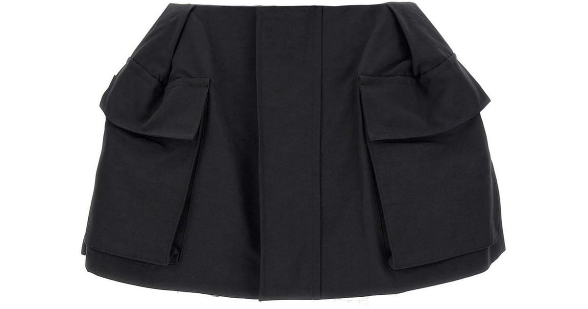ショートパンツ SACAI Cargo skort Black Sacai Cargo Skort - Black - Women | 2507884001 | thebs.com