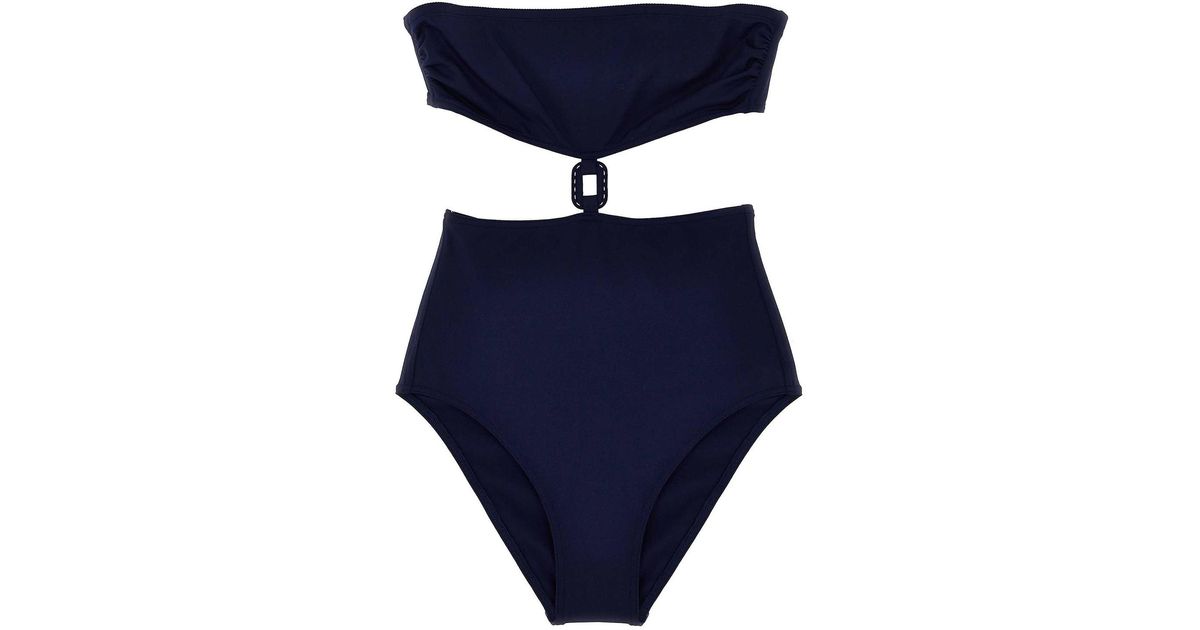 水着・ビーチグッズその他 ERES 'Marina' one-piece swimsuit Blue 012514 ERES 'Marina' one-piece swimsuit Blue 012514