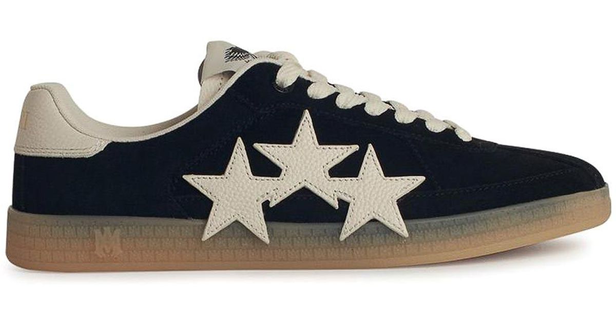 VIP価格★【AMIRI】Pacific Black Cow Leather Sneakers Amiri Pacific Leather Sneakers in Black for Men | Lyst