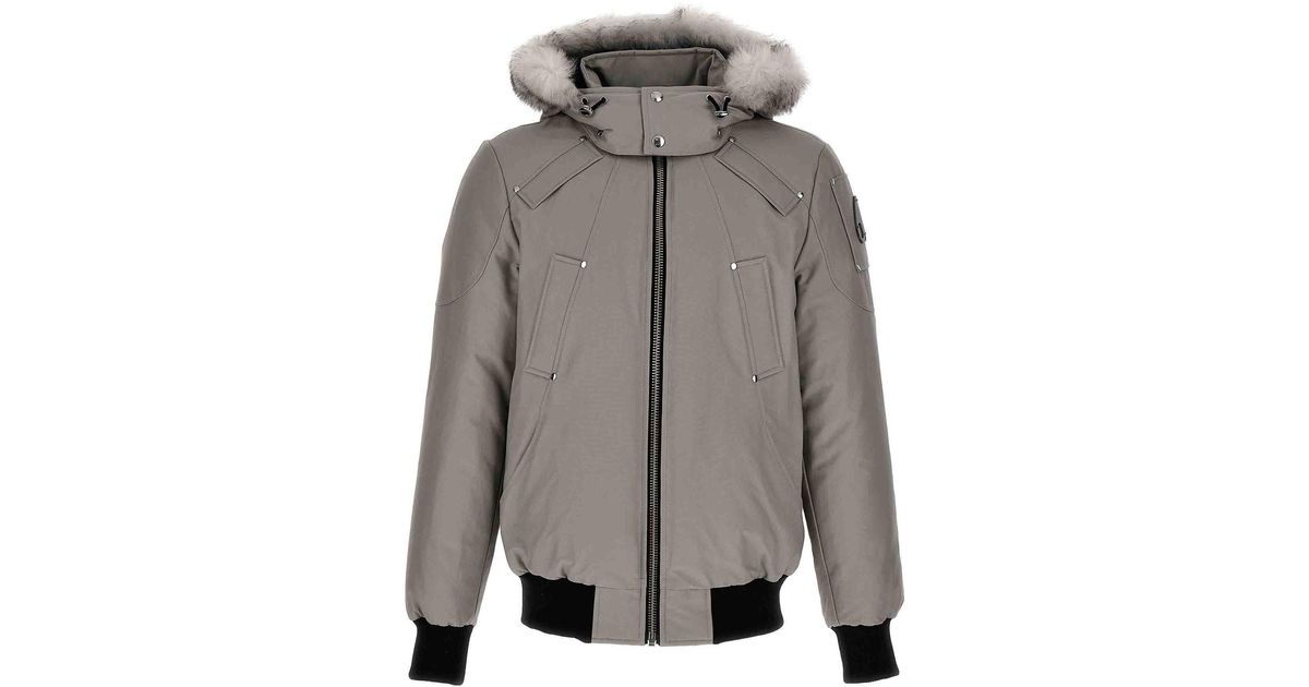 関税負担なし☆MOOSE KNUCKLES ORIGINAL BALLISTIC ジャケット Moose Knuckles Men's Original Ballistic Bomber, Black W