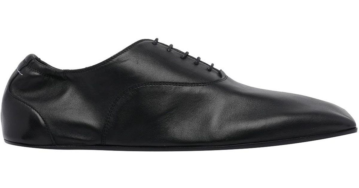 MM6 by Maison Margiela Lace Up Shoes in Black for Men | Lyst