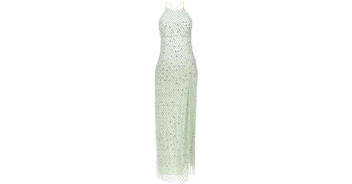 ワンピース ELISABETTA FRANCHI Crystal 'Red Carpet' dress Green ELISABETTA FRANCHI RED CARPET | Emerald green Women's Long