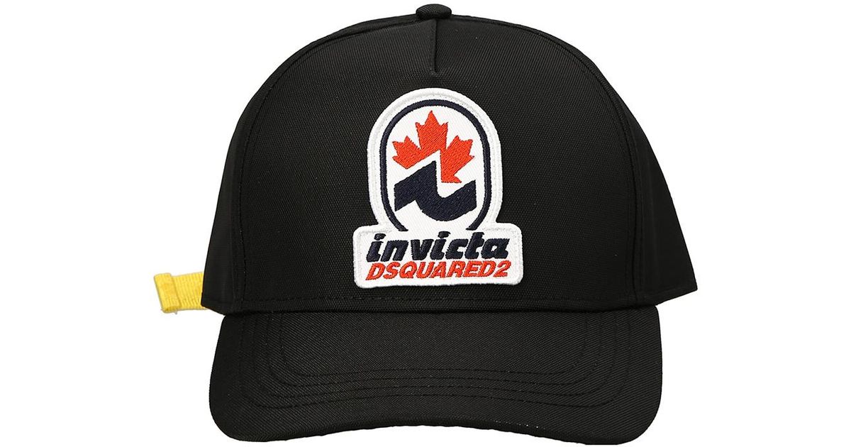 Duncher Cap DSquared² Tech Fabric Baseball Cap in Black for Men | Lyst UK