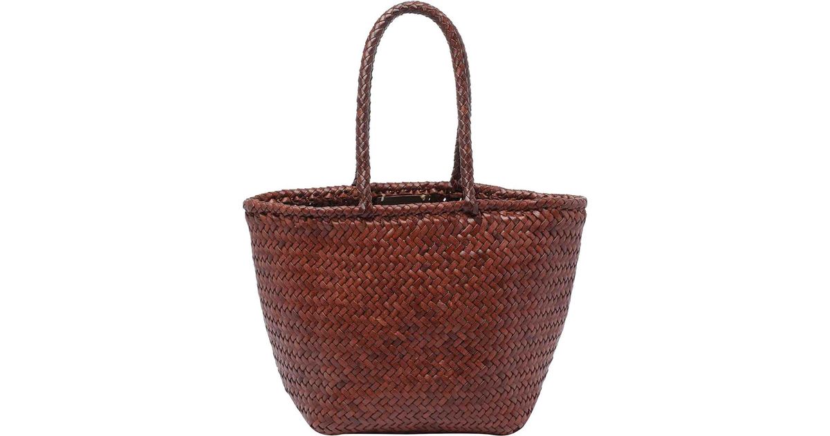 Dragon Diffusion Bruciato Grace Small Basket Bag in Red | Lyst
