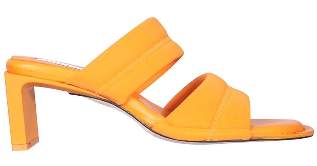 サンダル・ミュール miista SS22 YVONNE SANDALS (MI_3750_ORANGE) Miista Yvonne Sandals - Orange - Women | MI3750ORANGE