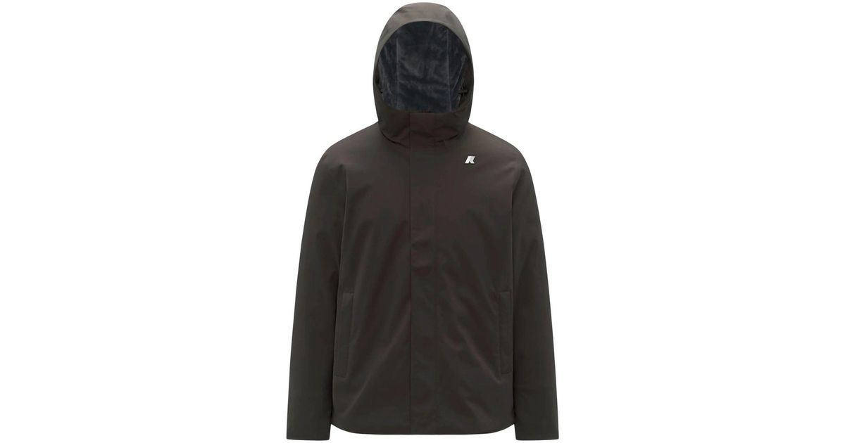 K-Way Jacket in Black for Men | Lyst UK