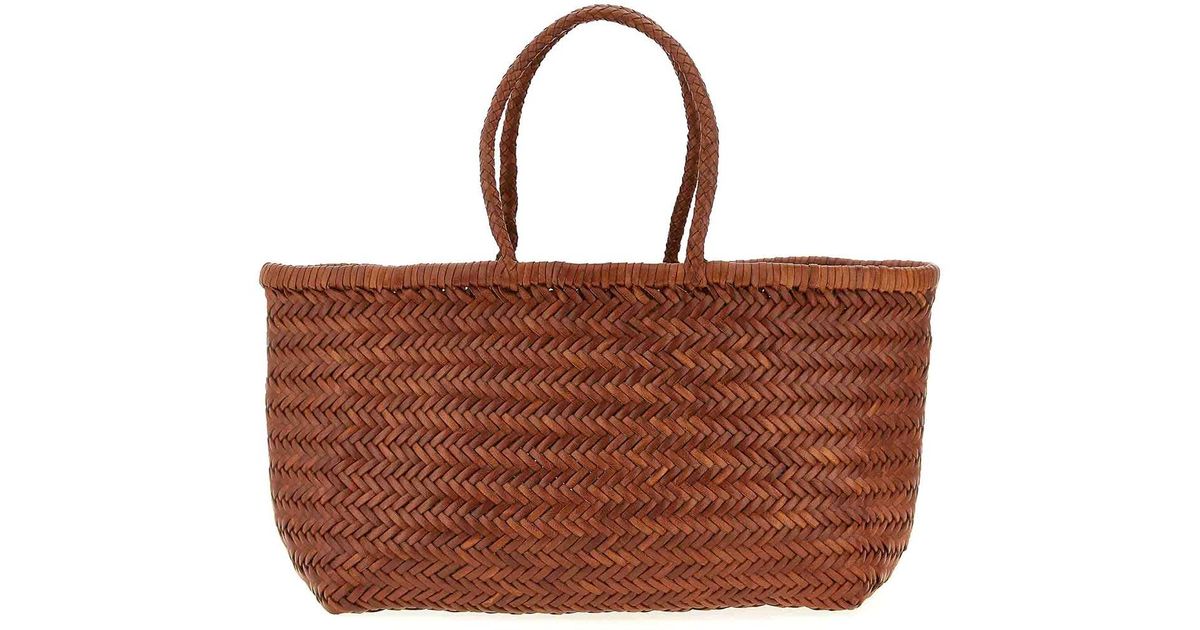 Dragon Diffusion Bamboo Triple Jump Large Shoulder Bag in Brown | Lyst