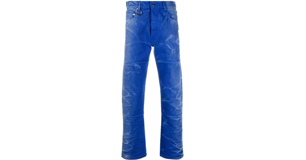 Etudes Studio Washed-effect Straight-leg Jeans in Blue for Men | Lyst