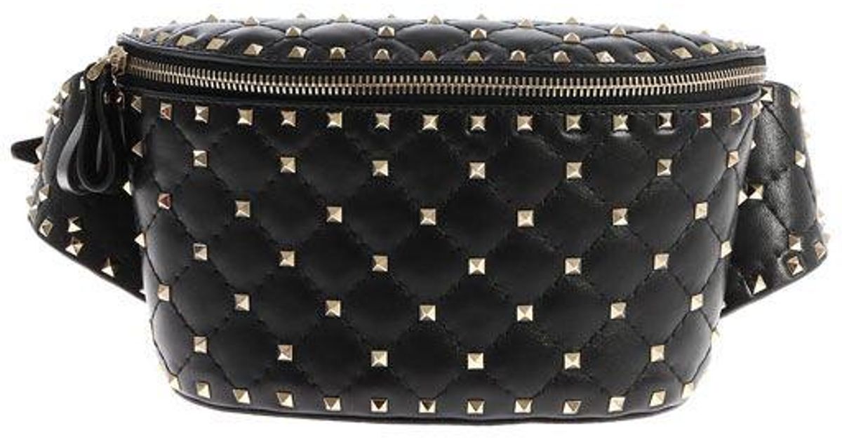 valentino bum bag black