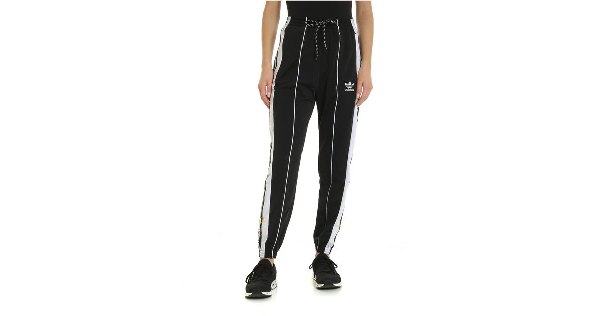 adidas flower track pants