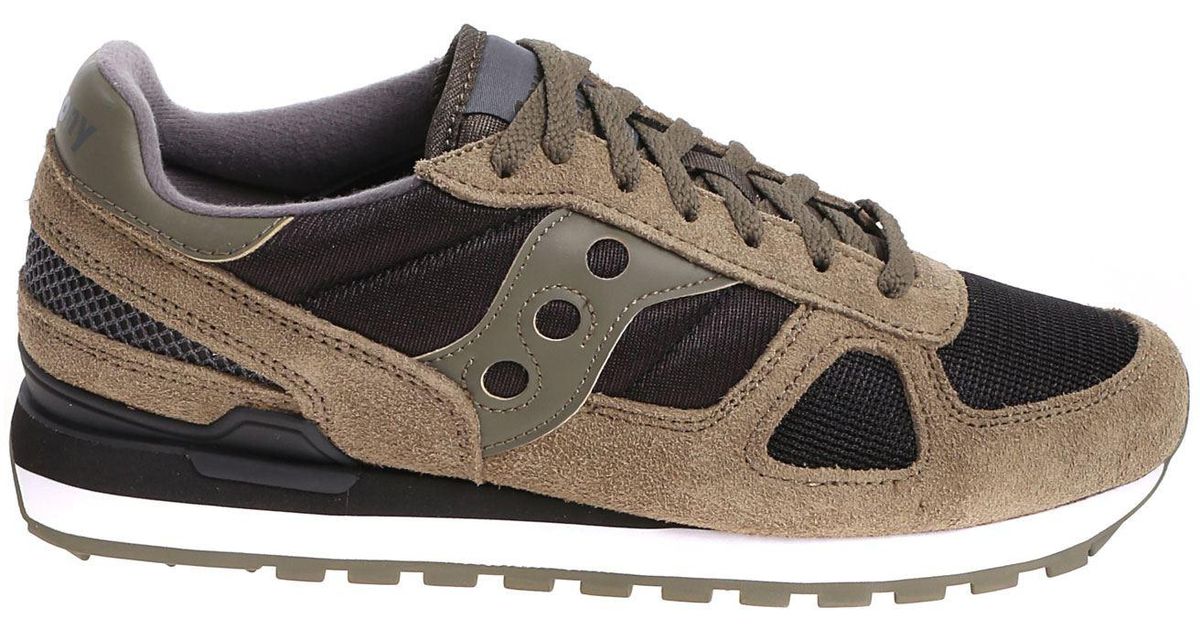 saucony shadow olive black